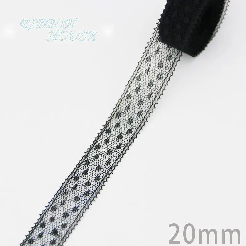 (10 Yards/Roll) Black Lace Fabric Ribbon Webbing Decoration Lovely Gift Packing Material - Image 20