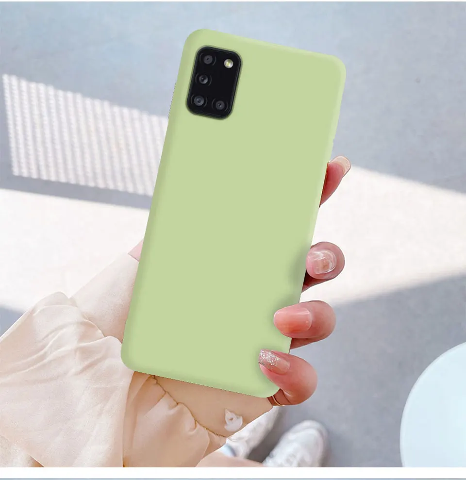 Flüssige Silikon-Handyhülle für Samsung Galaxy A31 A41 A51 A71 A11 A21S A12 A22 A32 A42 A52 A72 4G 5G Handyhülle – Detail 9