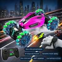 2.4G Wireless RC Stunt Car with Gesture Control - 360° Flips, LED Light Show, Auto-Rotation & Hand Remote for Kids Gifts