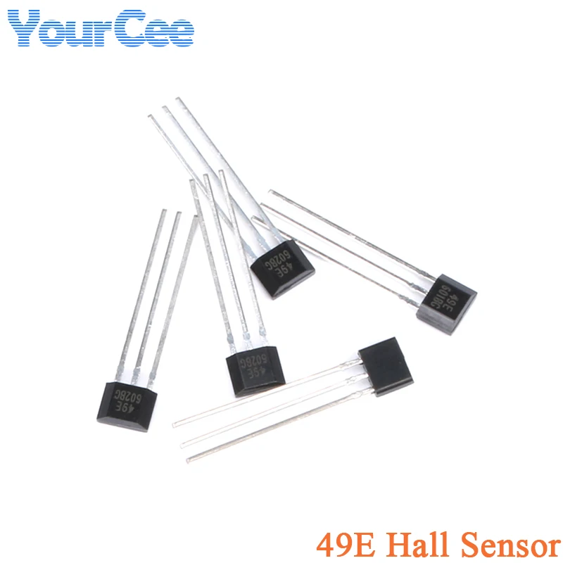 100 uds/5 uds 49E elemento Hall S49E OH49E SS49E Sensor de efecto Hall sensores de interruptor lineal para controlador de velocidad de bicicleta