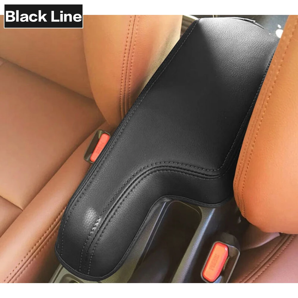 1Pcs For Honda Fit Jazz 2014 2015 2016 2017 2018 2019 2020 Car Armrests Box Cover Center Console Decorative Interior Accessories