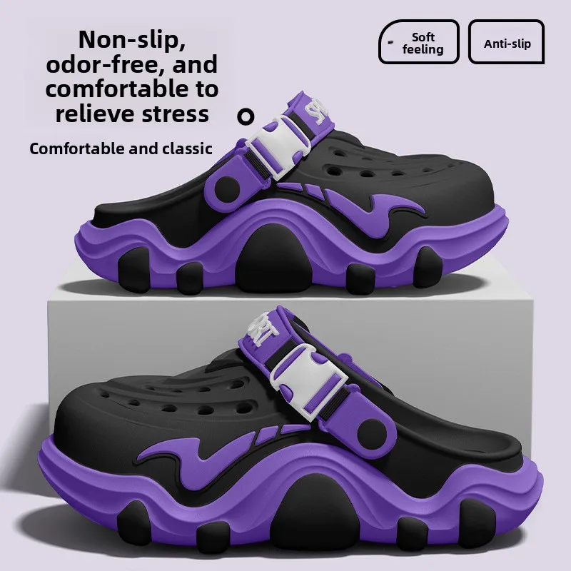 Arch Supported Perforated Shoes for Men, 2026 New Summer Wear, Non Slip, Wear-Resistant, Breathable Beach Sandals - view 2