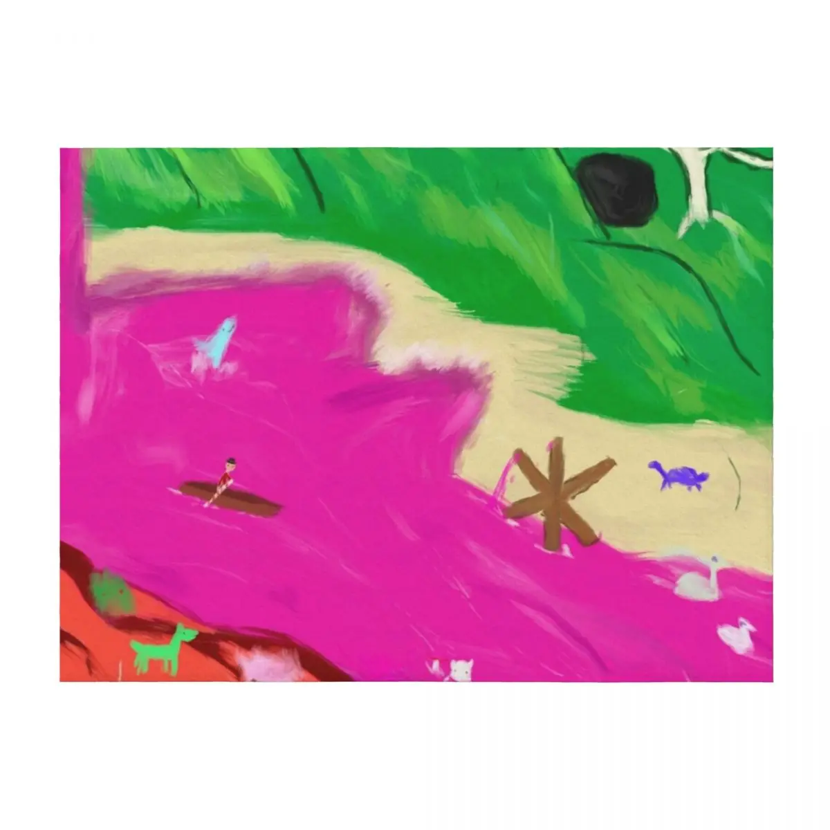 

The Great Gumdrop Falls Throw Blanket Quilt halloween Bed Custom Blankets