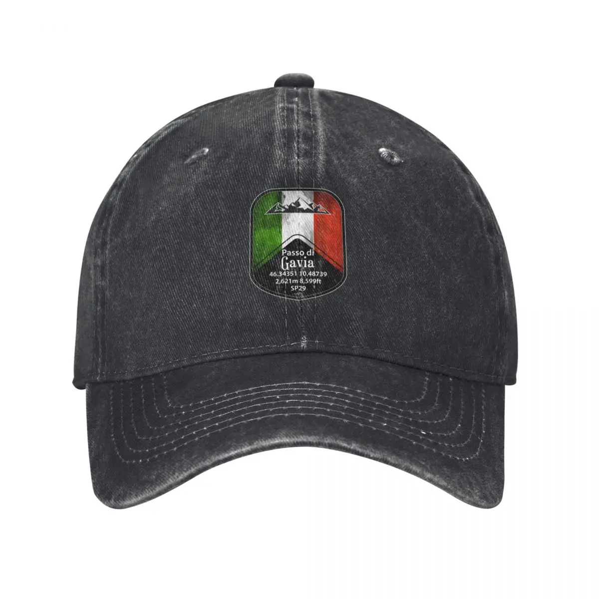 

Passo di Gavia Italy Sticker & T Shirt Baseball Cap Sunscreen black Sun Hat For Children Luxury Hat Woman Men's