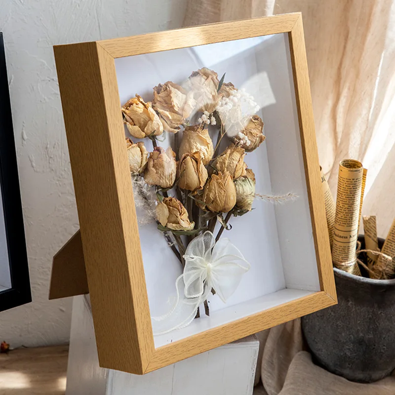 Three-Dimensional Hollow Specimen Rack, DIY Handmade Photo Frame, Table Butterfly, Insect Clay, Dried Flower Preservation, 6cm