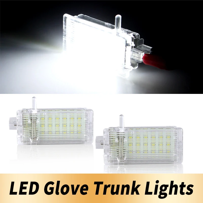 1/2PCS White LED Door Courtesy Luggage Trunk Footwell Light Canbus For Mini Cooper R50 R52 R53 R55 R56 R57 R60 Car Accessories