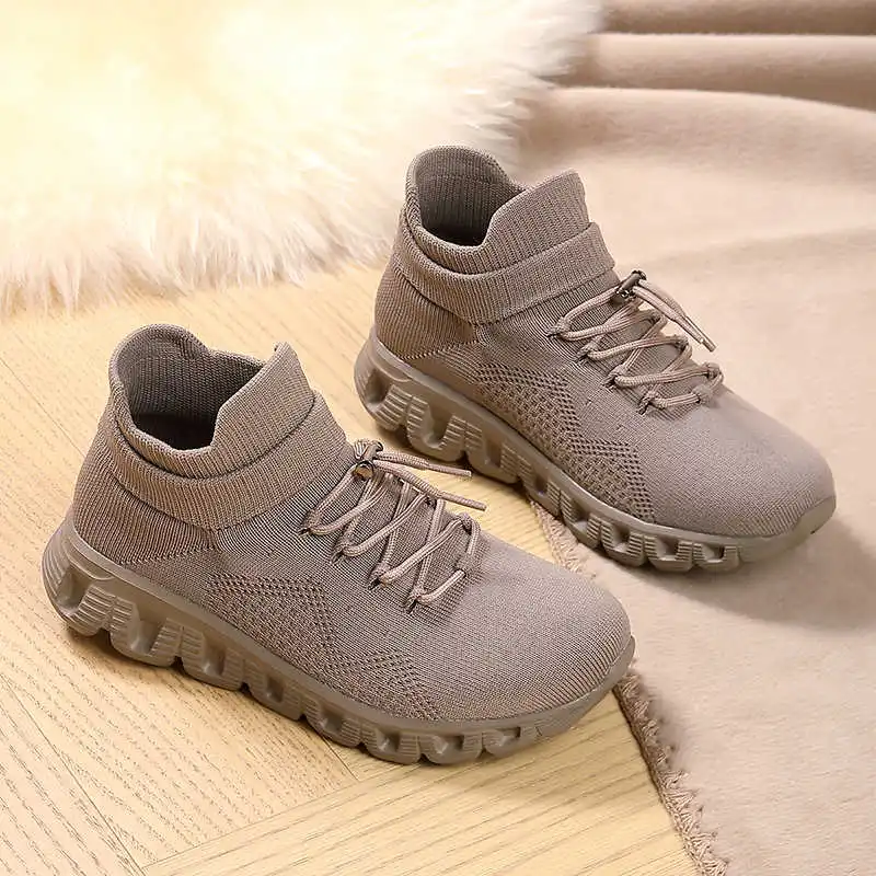 

Женские спортивные кроссовки без каблука на шнуровке, большие размеры, плетеные, ручной работы, высокого качества, размер 34.