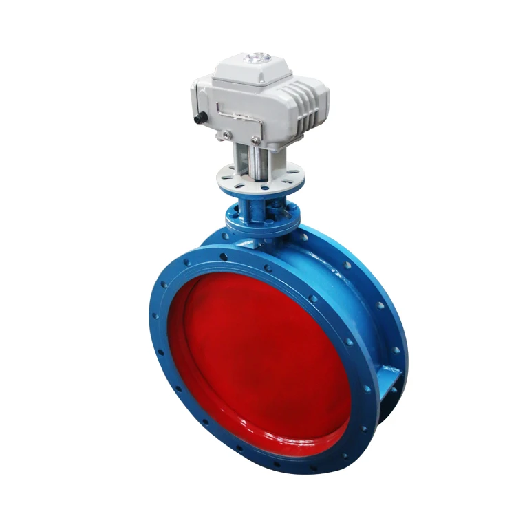 

Factory D941H-6C Flange Air Duct Motorized Electric Damper Butterfly Valve for Oil Media for Petroleum Industry