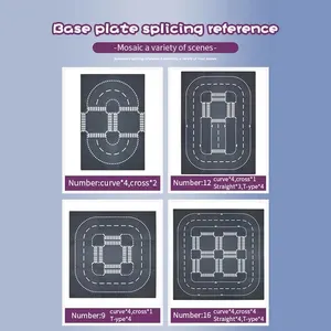 Yoldaki klasik bir yapı taşındaki kart tabanı, şehir manzarası, trafiğin resmi ve binanın tuğlaları, 32 noktalı, plastik 32x32 taban plakaları Şehirdeki en iyi 10 satış, lego city, no. 10