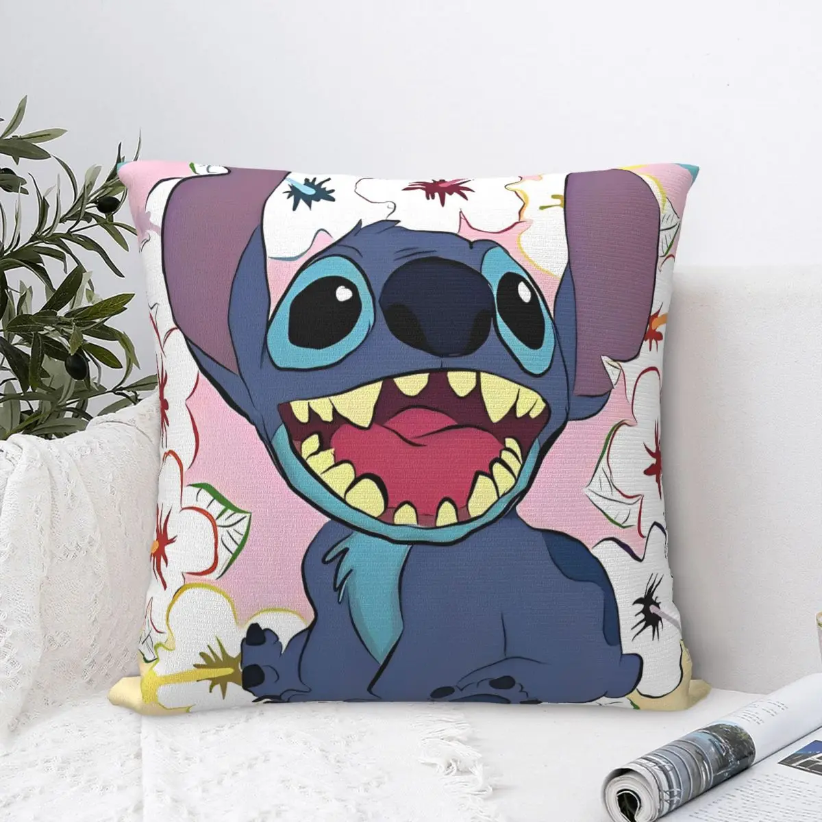 ألوها غرزة كيس وسادة مربع مضحك الغريبة غطاء الوسادة ديكور مخصص المخدة للمنزل 45*45 سنتيمتر