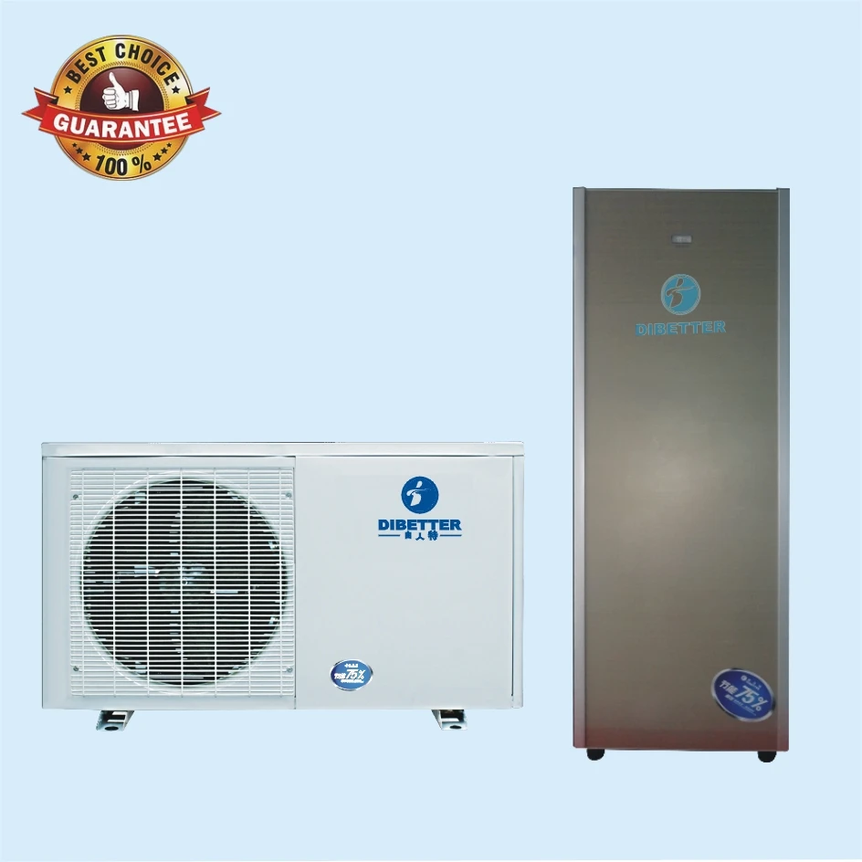 

5,0 кВт тепловой насос с источником воздуха, разделенный тип, нагреватель горячей воды с воздухом и водой, мини-сплит-насосы