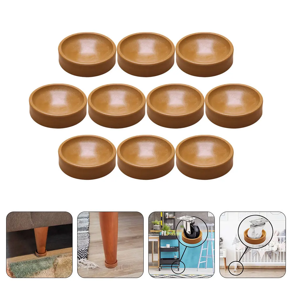 

10Pcs Piano Foot Mats Anti-Skid Shockproof Pads Floor Cushion Furniture Caster Cups Protector Piano Caster Cups