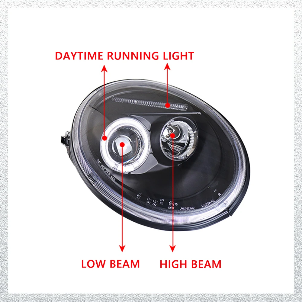 

LED HeadLights for VW Beetle 1998-2005 to new style full led DRL Car head lamp Assembly Signal Auto Accessories Modified Lamp