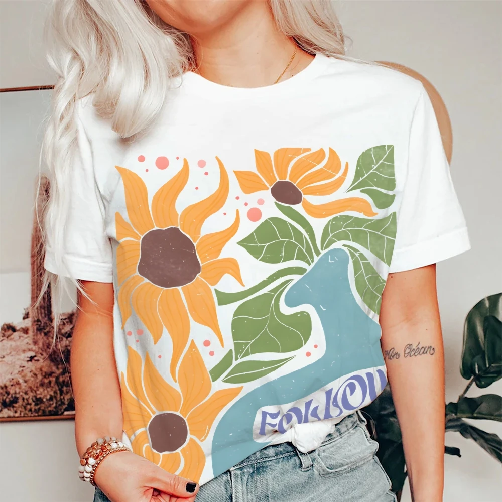 

Flowers T Shirt Botanical Wildflower Vintage Washed Stretched Designer Korean Reviews Many Girls Clothes Stylish Streetwear
