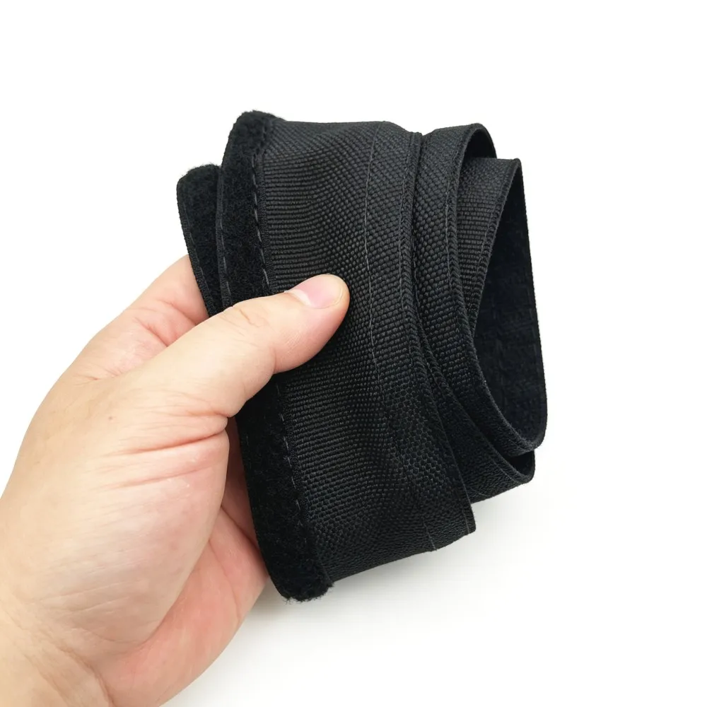 Black Self Adhesive Cable Sleeve High Temperature PET Braided Sheath Wire Wrap Nylon Harness Protector Sleeving ID 10 ~ 100mm