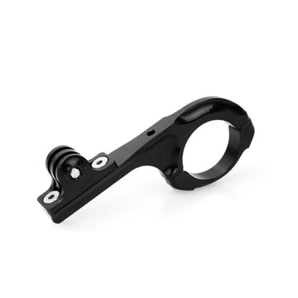 Black Bike Handlebar Mount Holder Ring Clasp Camera Stand Bike Handlebar Clip Sports Camera Accessories Aluminum for Gopro