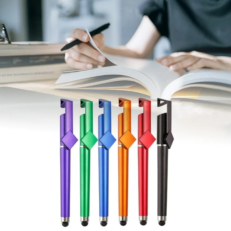 W89C 12pcs Multifunction Pen с держателем Penpoint Pen Thone для планшетного телефона
