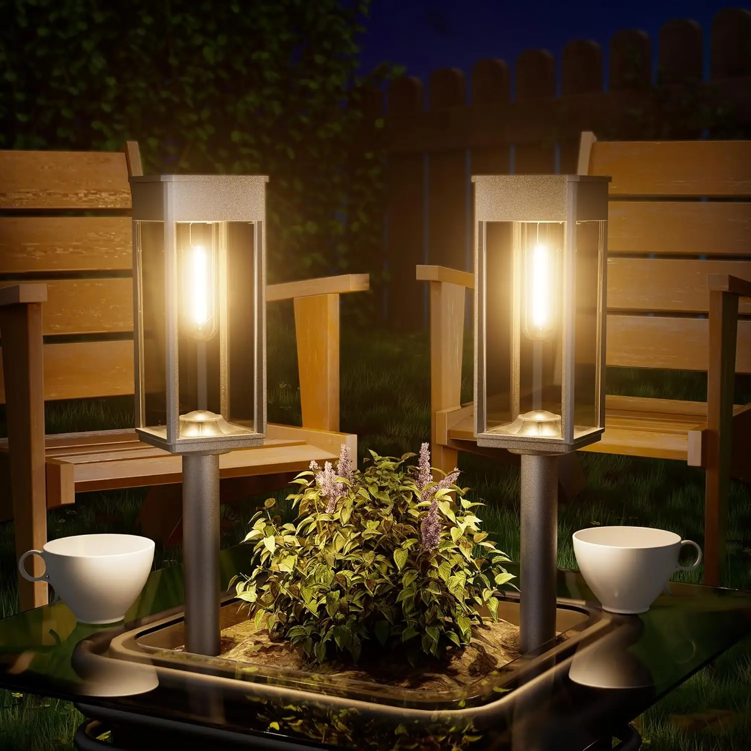 

Bright Solar Pathway Lights, 8-Pack Waterproof IP65 Outdoor Solar Lights for Yard, Patio, Garden, Walkway, Lawn – Auto On/Off