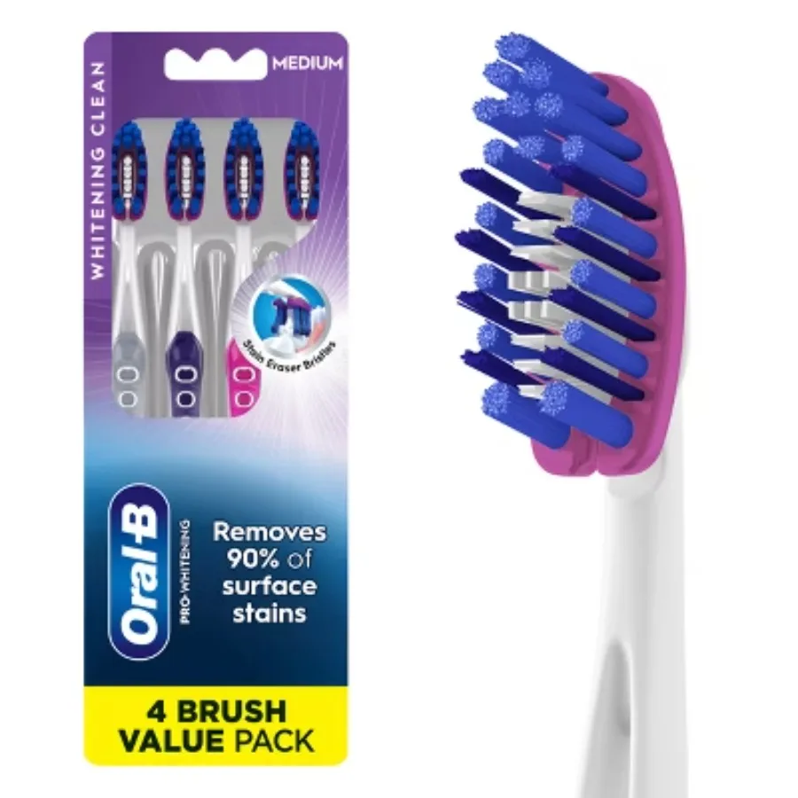 

Professional Whitening Toothbrush - Medium - 4 pcs