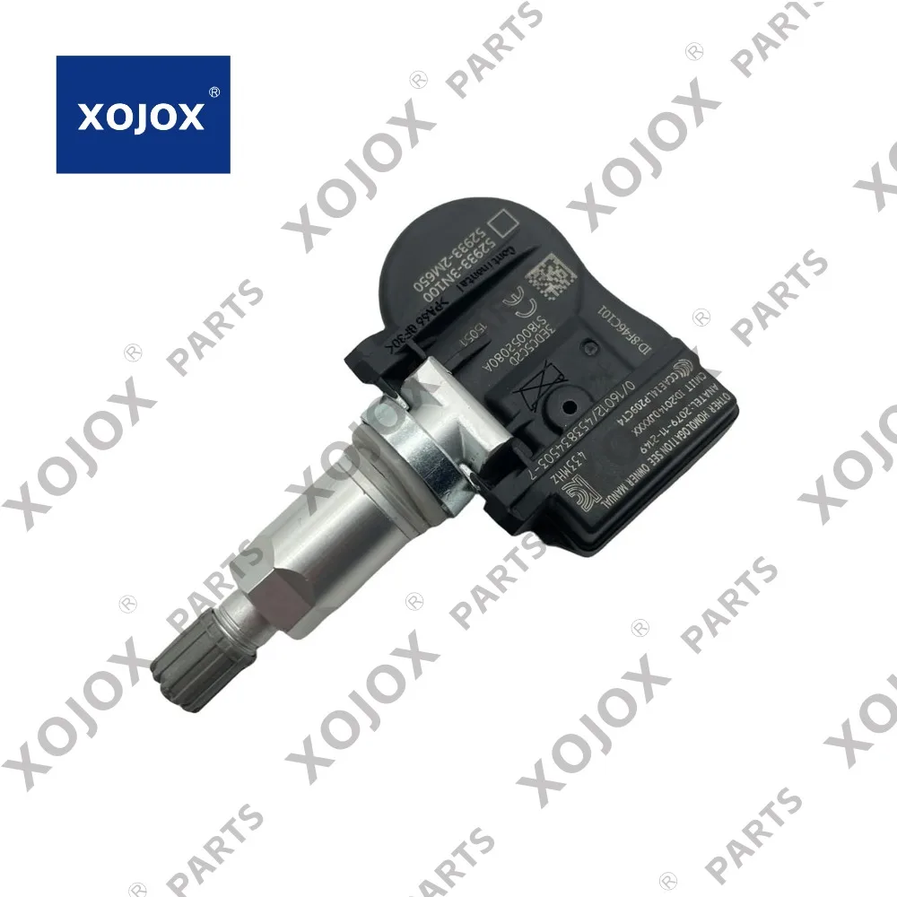 

XOJOX Sensor,Tire Pressure Monitor System 4-Pack GE#52933-3N100,52933-2M650 Set of 4 Tire Pressure Sensor Tpms Fits