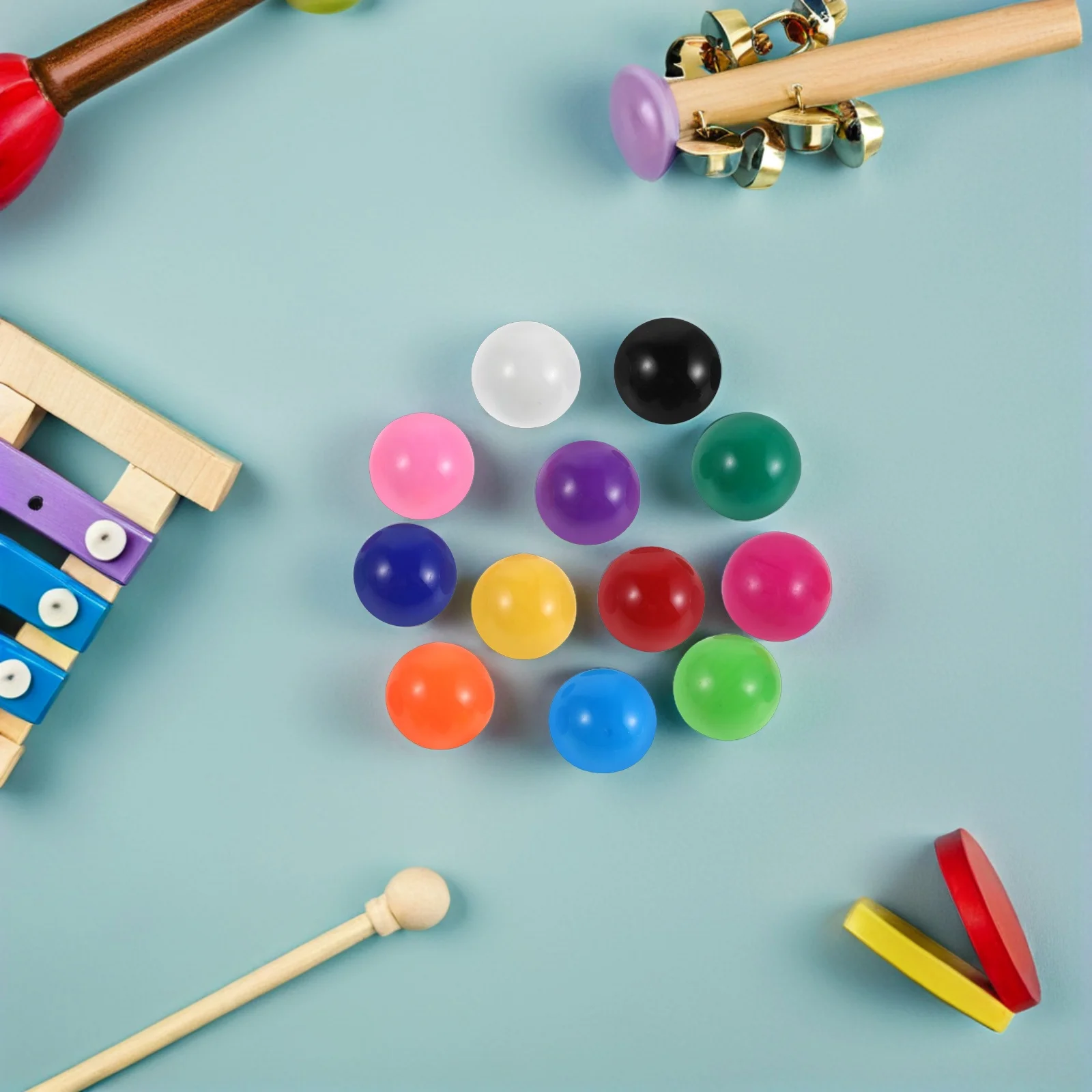 120 szt. 15mm Kolorowe Kule Marmurkowe Akcesoria do Gier Edukacyjnych dla Dzieci Pomoc Naukowa do Matematyki Interaktywna Gra Wytrzymała Konstrukcja