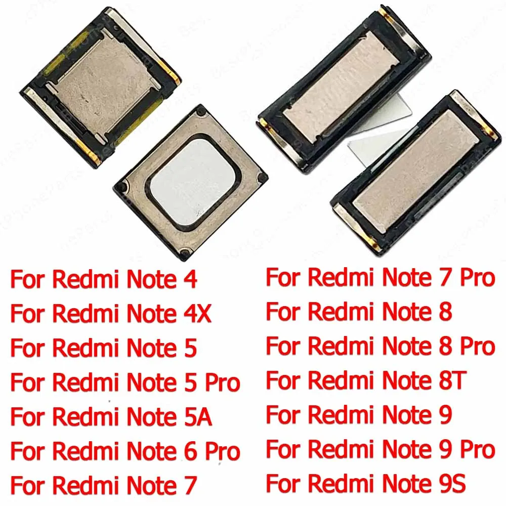 For Xiaomi Redmi Note 7 8 8T 9 Pro 9S 4 4X 5 5A 6 Built-in Replacement Sound Earpiece New Receiver Earphone Top Ear Speaker