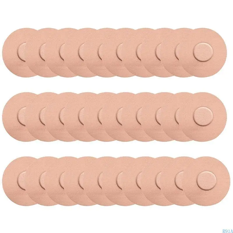 R91A Copri del sensore copre patch adesivo impermeabile Libre Patch Sports Sports non slip antidrop antidolorifici 30pc