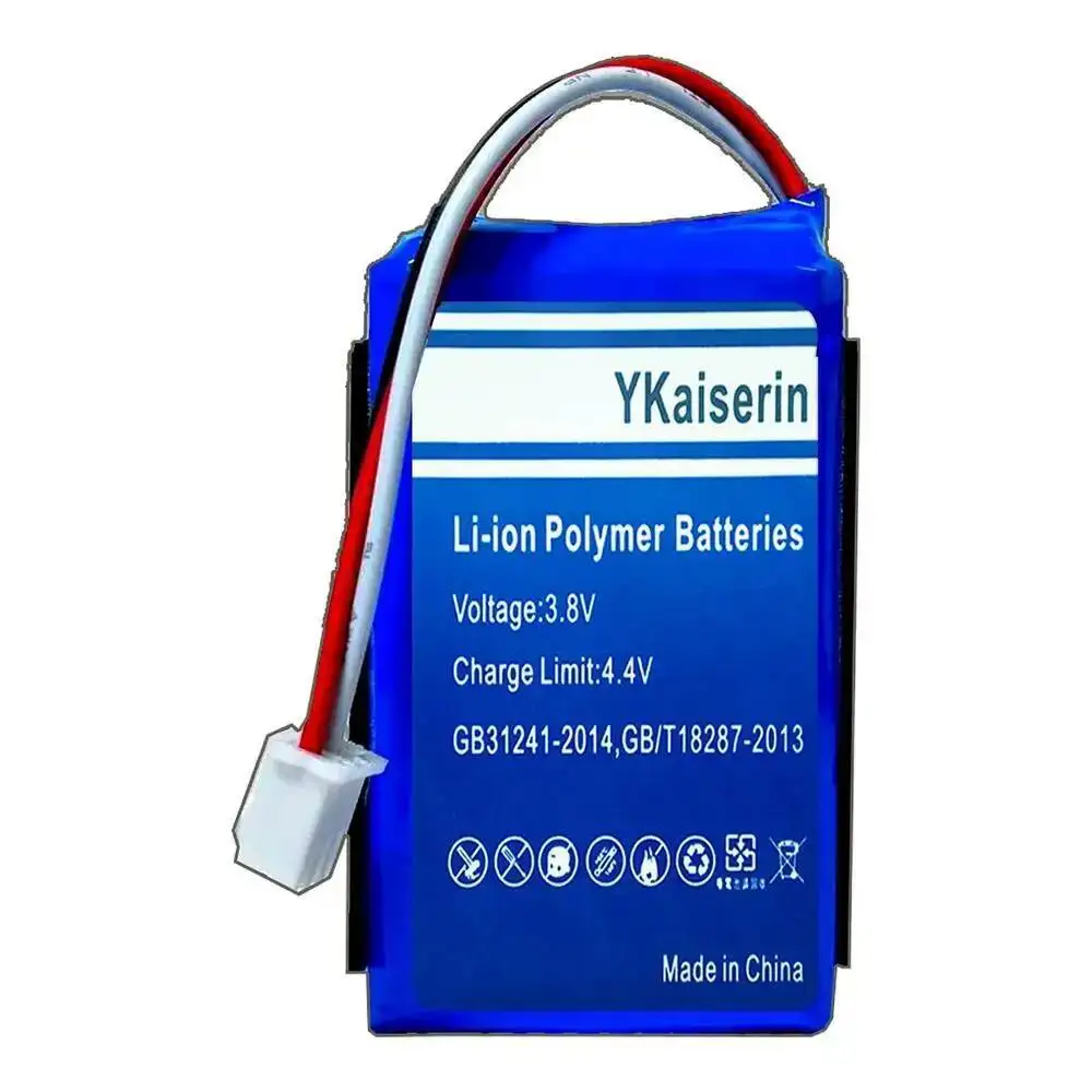 

High Performance High-Efficiency Speaker Battery AEC653055-2P 3 Wires For Jbl Flip II 2 2013 2500Mah