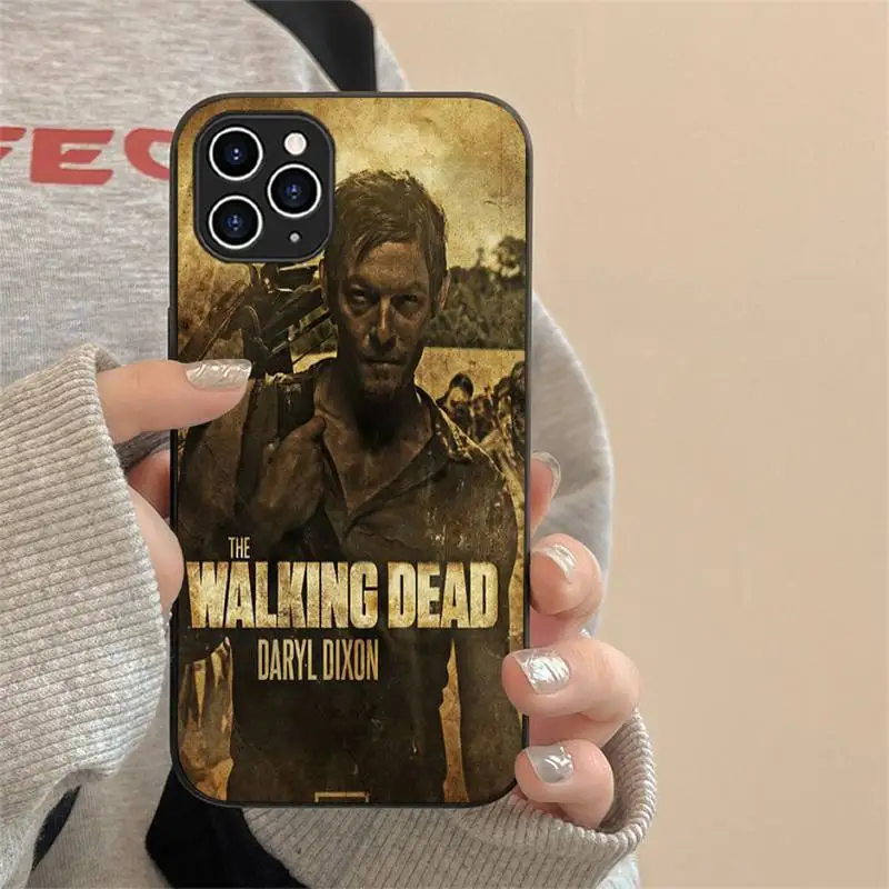 The Walking Dead Daryl Dixon Phone Case For Iphone 7 8 Plus X Xr Xs 11 12 13 Se2020 Mini Mobile Iphones 14 Pro Max Case