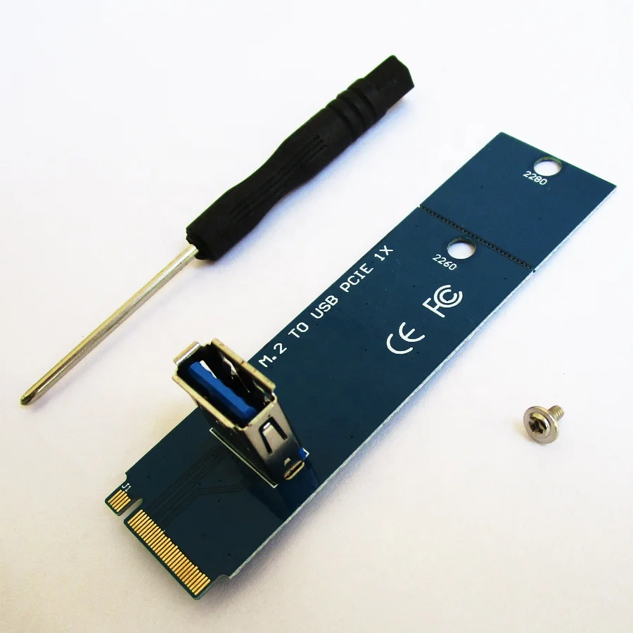 NGFF M.2 to USB 3.0 Multiplier Riser Card Adapter M2 NGFF M.2 to USB 3.0 adapter