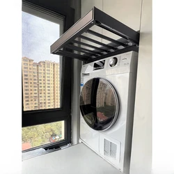 Washing machine, invisible clothes hanger, balcony dryer, hidden multifunctional pull-out pants rack, retractable slide rail,