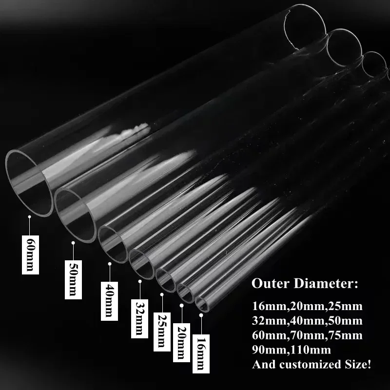 Quartz Capillary Tube OD30*ID26*L150mm/Silica Single-Bore Glass Capillary Tube/High Temperature Glass Tubes