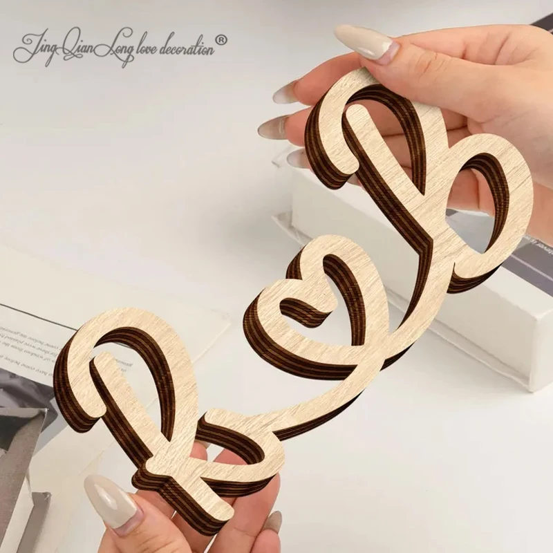 Personalized Line Art Sculpture, Couples Initials Sign Custom Initials Name Decors, Home Decor, Name Sign, Anniversary Sign view 3