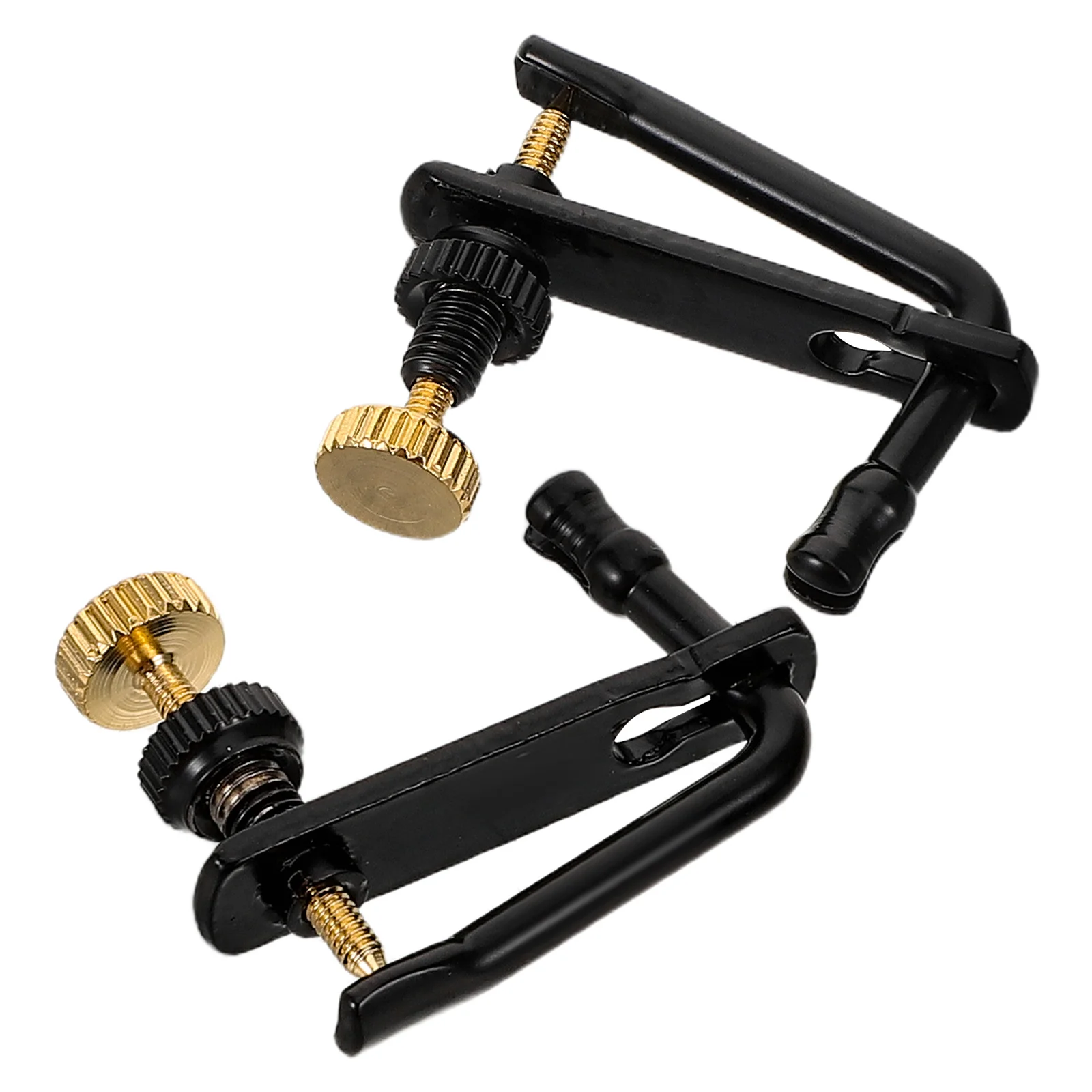 

2Pcs Violin Fine Tuners Metal Black Gold Alloy 4 4 String Adjuster for Precise Violin String Tuning Tools Metal Fine Tuners