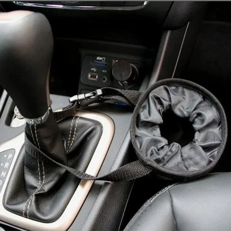 Universal Car Garbage Bag Back Seat Headrest Litter Trash Garbage Can