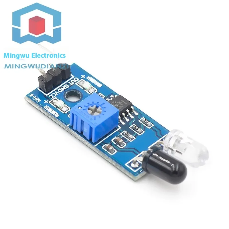 IR Infrared Obstacle Avoidance Sensor Module for Arduino Smart Car Robot 3-wire Reflective Photoelectric New