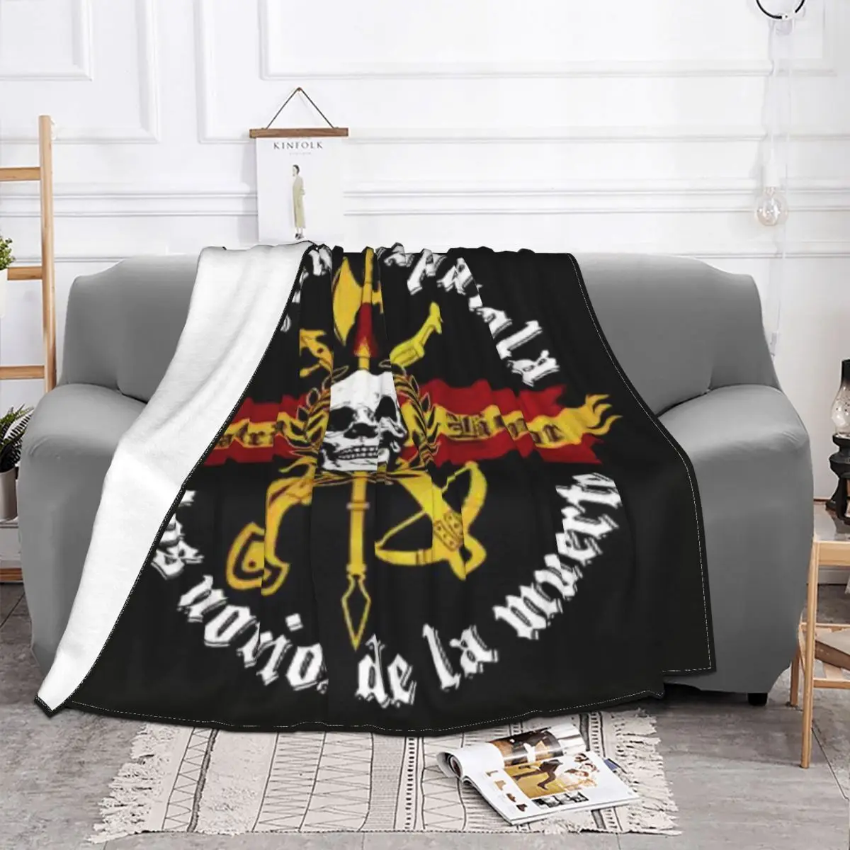 The Spanish Legion 2607 Bedroom Bed Blanket Thin Wadding Blanket Throw Blanket