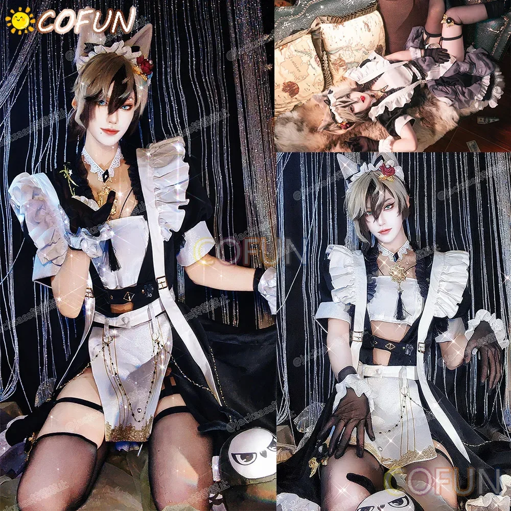 

COFUN [Customized] NU:Carnival Rei Maid Outfit Absolutely Dedicated Cosplay Costume Game Anime Characters Role-playing Costumes