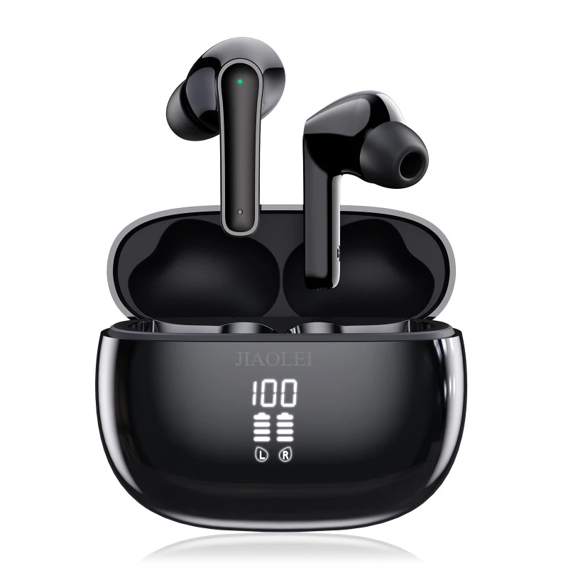 

JIAOLEI TWS 5,3 Bluetooth наушники-вкладыши ENC шумоподавление беспроводные наушники HIFI стерео музыкальная игровая гарнитура спортивные наушники