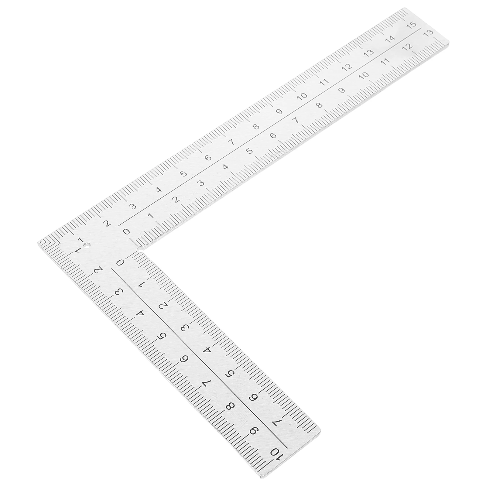 

Stainless Steel L Shaped Ruler Wide Base Carpenter Woodworking Tool 90 Degree Measurement Square Ruler Engineering Scale Right