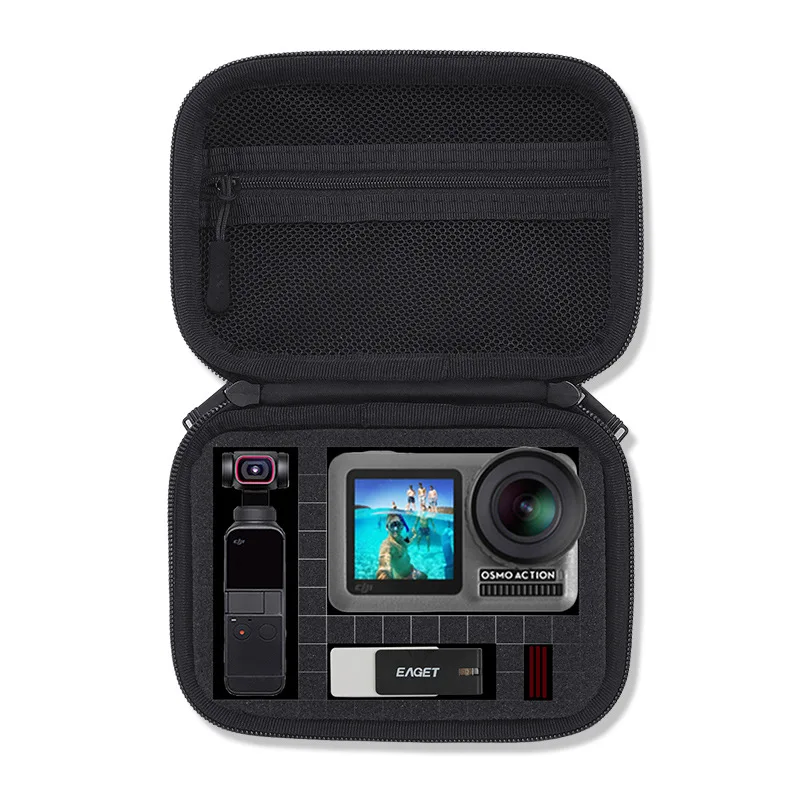 New Electronics Accessories DIY Storage Bag Hard Shell Large Capacity for Gopro Camera HDD Multifunctional Travel Organizer Case