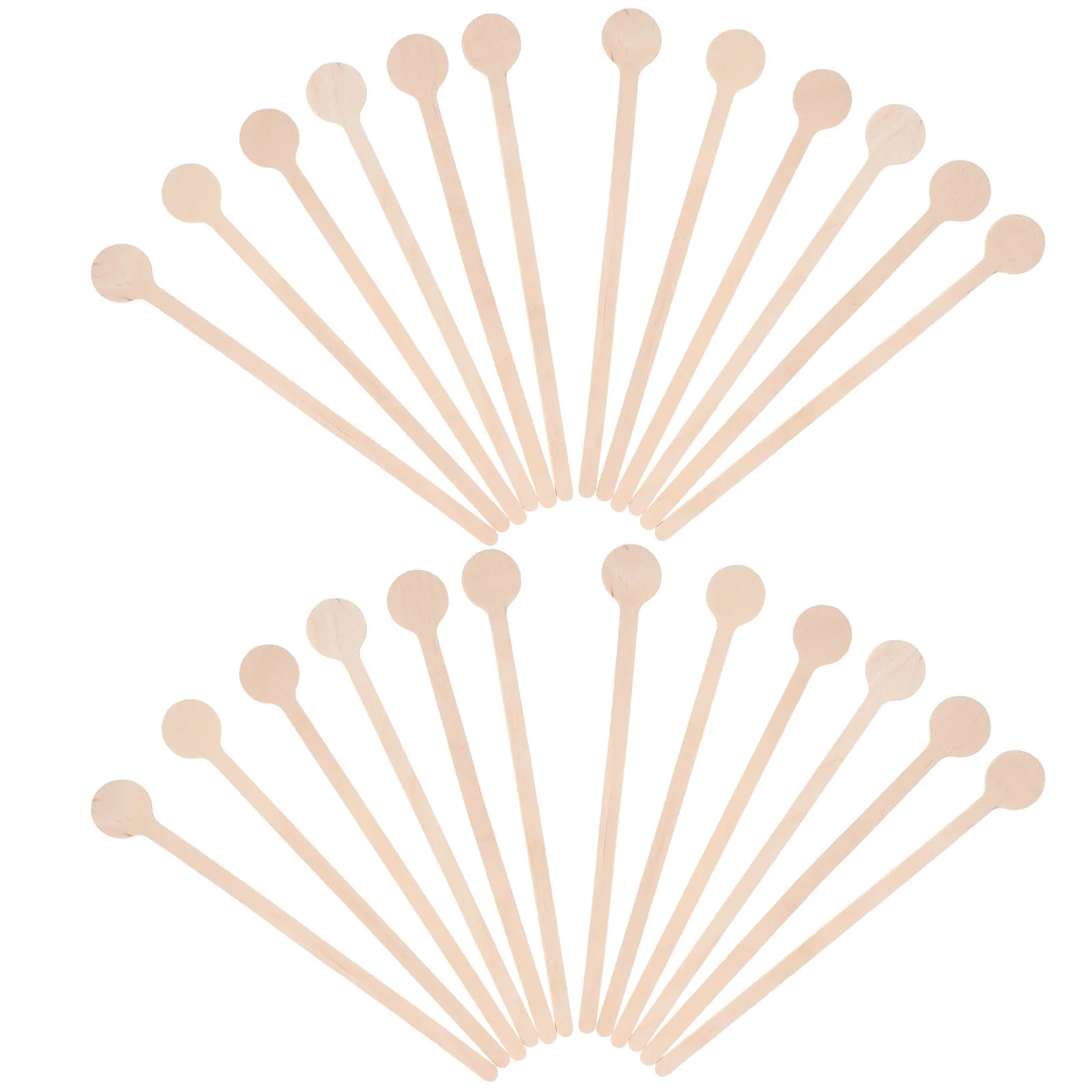 

100pcs Head Wooden Stirrers Drink Mixer Sticks Portable Beverage Blender For Coffee Tea Coffee Wood Stir Sticks Milk