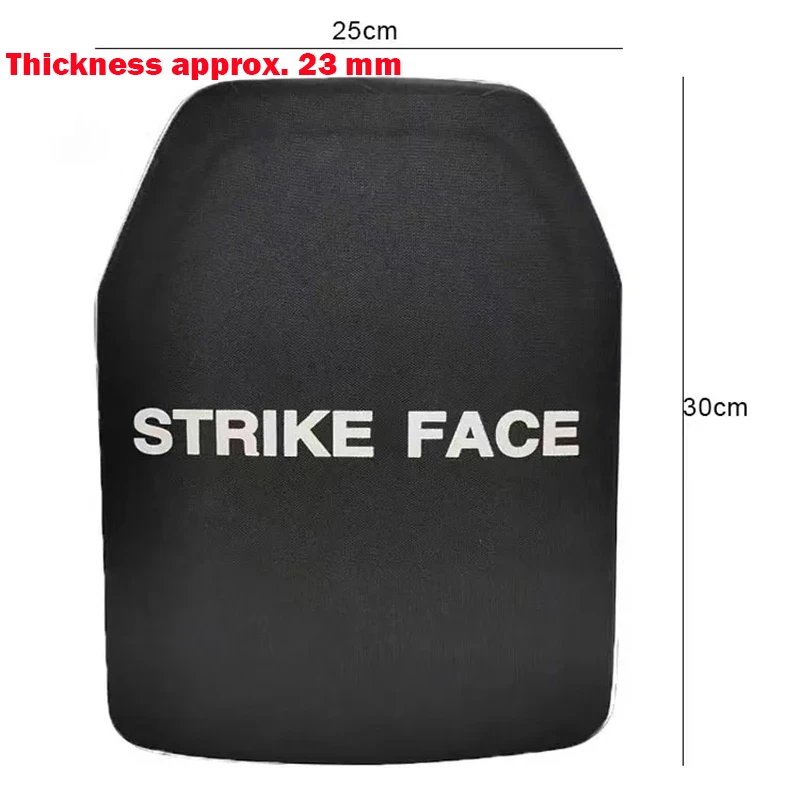 Bulletproof Vest Insert 10X12 Inch NIJ III Independent Pure PE Light Weight Anti AK47 MSC 7.62mm Bulletproof Plate