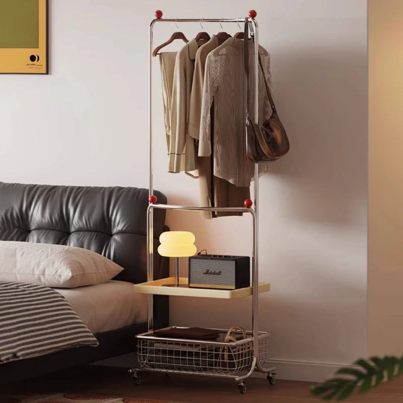 

Bedroom Mobile Home Coat Rack With Wheels Multifunction Coat Rack Interior Modern Perchero Ropa De Pie Entrance Furniture