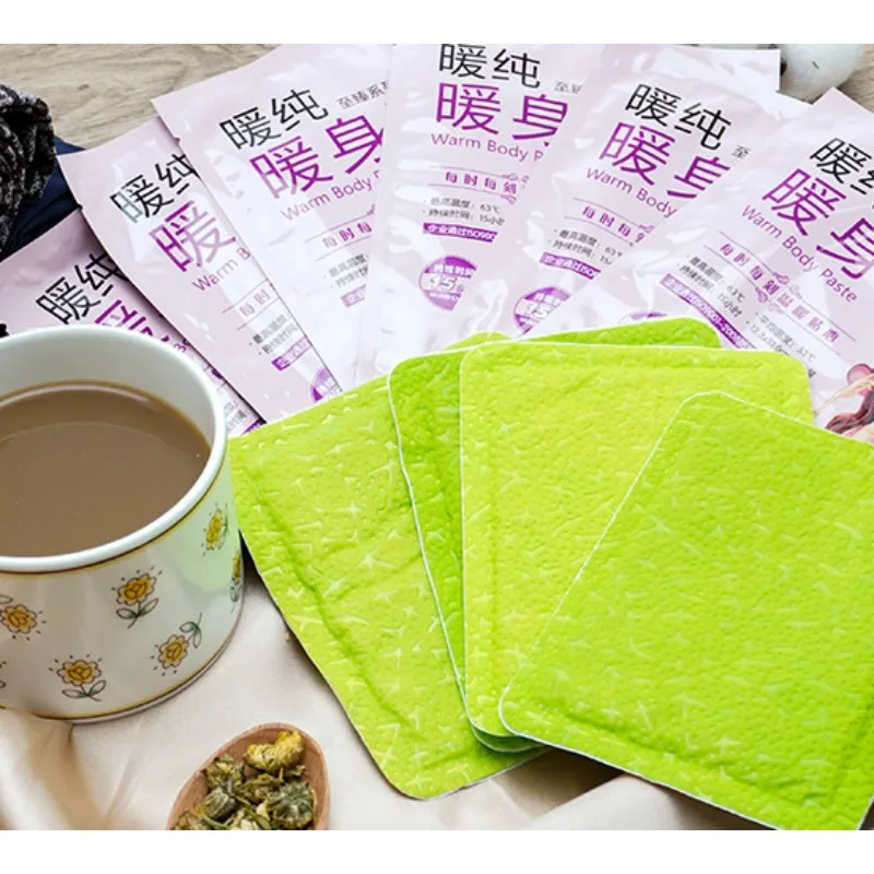 10 Pcs a Lot Warm Body Stickers Disposable Warm Patch Heating Patch Warm Self Heating Body Patch