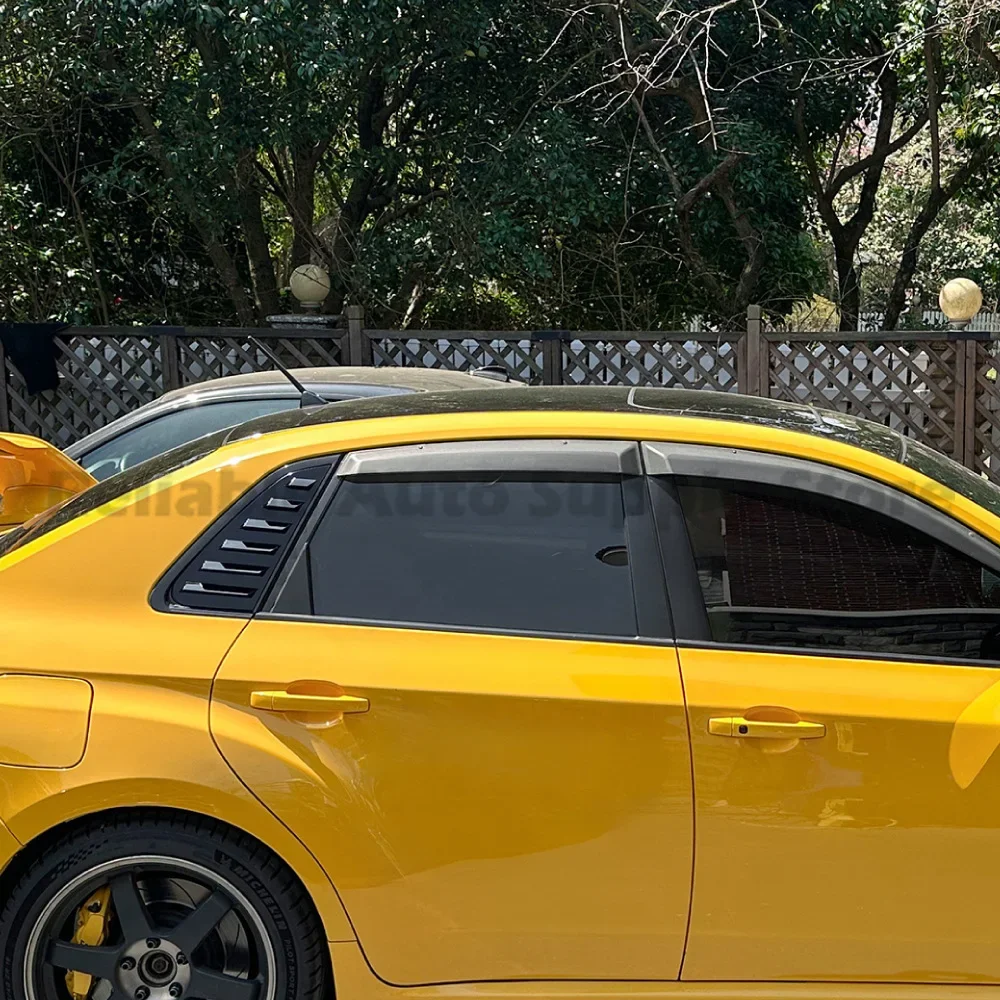 도요타 스바루 WRX 임프레자 STI 2011-2014용 자동 블라인드 삼각형 루버 창문 데칼 스타일링 개조 키트 액세서리