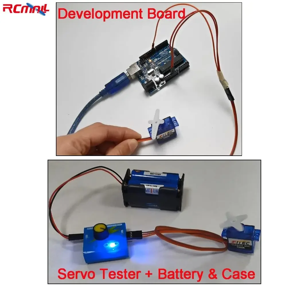 Feetech FS90R Servomotor Micro RC de rotación continua de 360 grados 6V para robot de coche inteligente Arduino Microbit (paquete de 2)