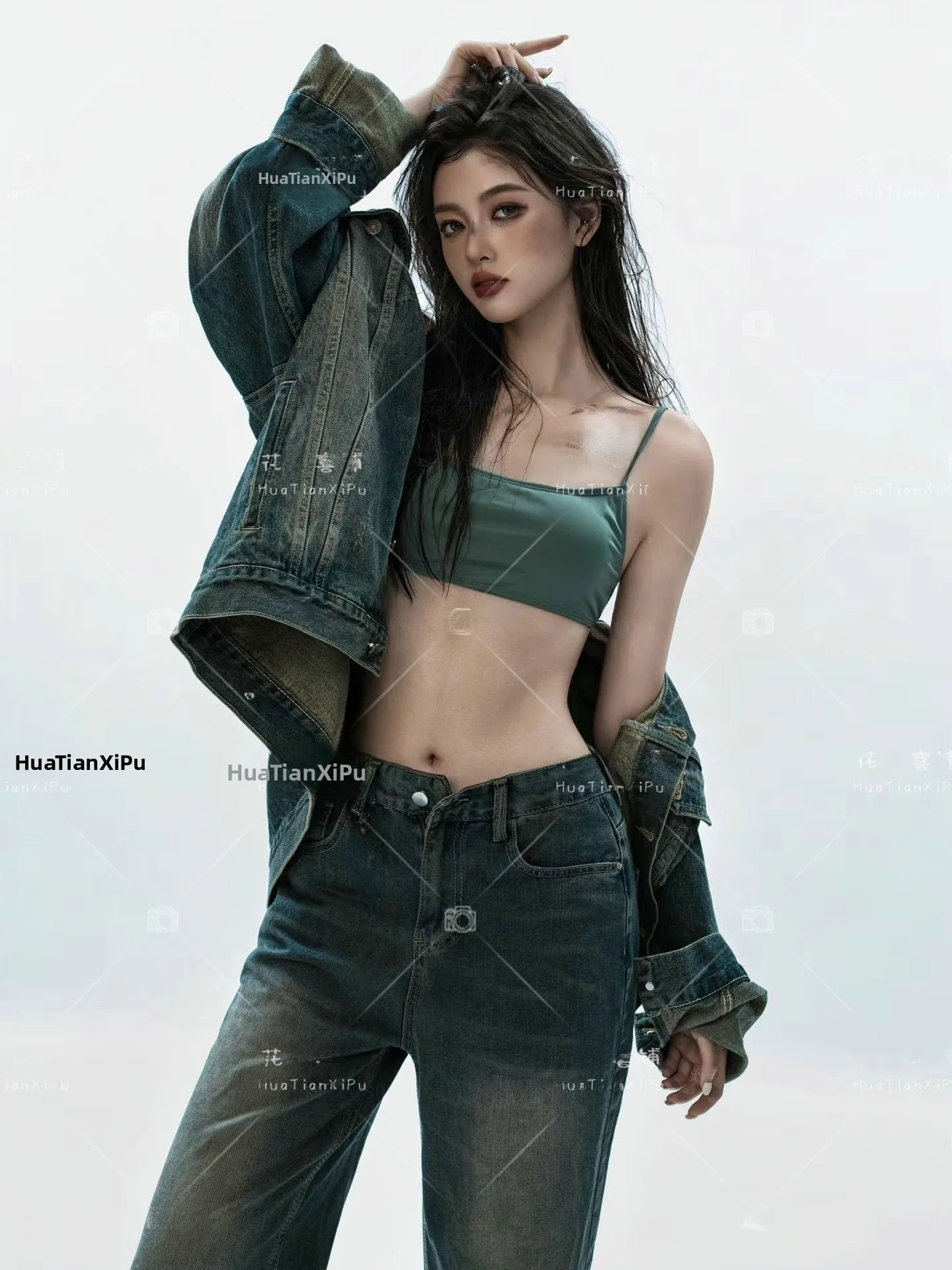 

Studio New Vintage Apocalyptic Photography Costume Personality Portrait Art Photo Performance Women's Ethnic Stage Costume