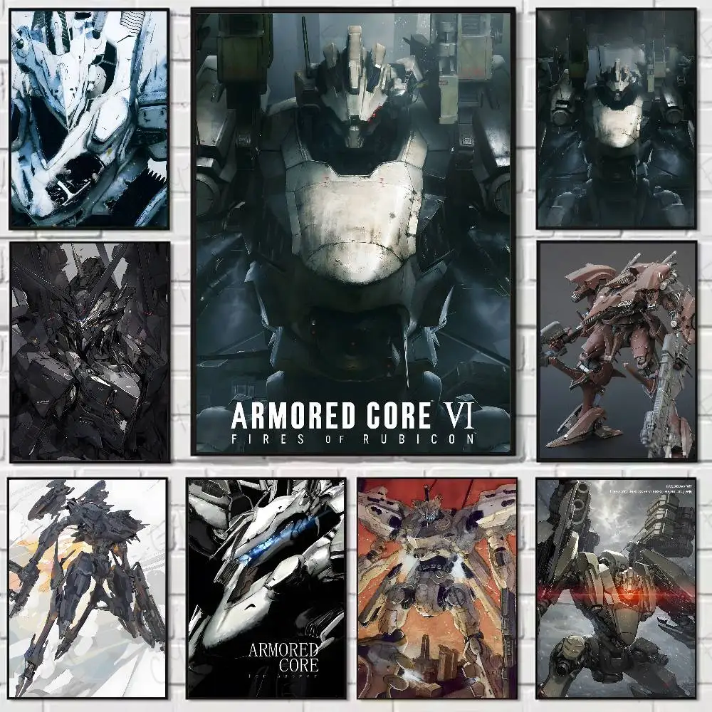 Anime A-Armored C-Core game Poster HD art sticky wall waterp