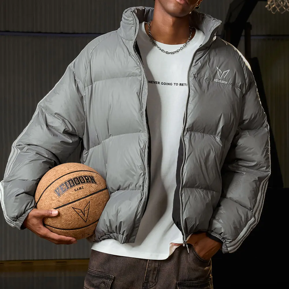 Jaket Daya Isi Tinggi 2025 Pria/Wanita 80% Mantel Musim Dingin Bulu Bebek Putih Jaket Berkerudung Ultra Hangat untuk Cuaca Dingin Ekstrim